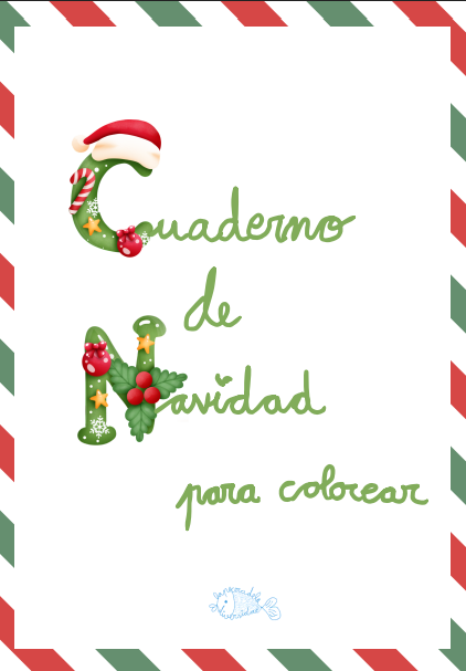 Cuaderno para colorear Navidad