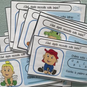 Ordena las letras_bebés carnavales
